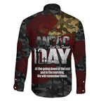 Australia ANZAC Day Family Matching Mermaid Dress and Hawaiian Shirt We Will Remember Them Poppy Camouflage