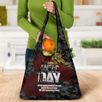 Australia ANZAC Day Grocery Bag We Will Remember Them Poppy Camouflage - Aussie Hoodie