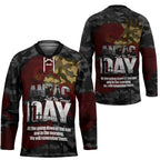 Australia ANZAC Day Hockey Jersey We Will Remember Them Poppy Camouflage - Aussie Hoodie