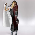 Australia ANZAC Day Hooded Blanket We Will Remember Them Poppy Camouflage - Aussie Hoodie