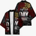 Australia ANZAC Day Kimono We Will Remember Them Poppy Camouflage - Aussie Hoodie