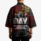 Australia ANZAC Day Kimono We Will Remember Them Poppy Camouflage - Aussie Hoodie