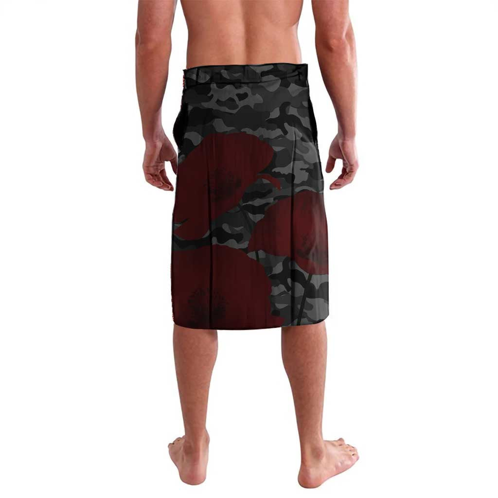 Australia ANZAC Day Lavalava We Will Remember Them Poppy Camouflage - Aussie Hoodie
