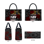Australia ANZAC Day Leather Bag We Will Remember Them Poppy Camouflage - Aussie Hoodie