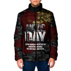 Australia ANZAC Day Padded Jacket We Will Remember Them Poppy Camouflage - Aussie Hoodie