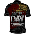 Australia ANZAC Day Polo Shirt We Will Remember Them Poppy Camouflage - Aussie Hoodie