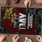 Australia ANZAC Day Puzzle We Will Remember Them Poppy Camouflage - Aussie Hoodie