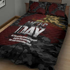 Australia ANZAC Day Quilt Bed Set We Will Remember Them Poppy Camouflage - Aussie Hoodie