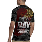 Australia ANZAC Day Rugby Jersey We Will Remember Them Poppy Camouflage - Aussie Hoodie