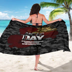 Australia ANZAC Day Sarong We Will Remember Them Poppy Camouflage - Aussie Hoodie