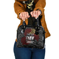 Australia ANZAC Day Shoulder Handbag We Will Remember Them Poppy Camouflage - Aussie Hoodie