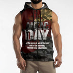 Australia ANZAC Day Sleeveless Zip Hoodie We Will Remember Them Poppy Camouflage - Aussie Hoodie