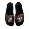 Australia ANZAC Day Slide Sandals We Will Remember Them Poppy Camouflage - Aussie Hoodie