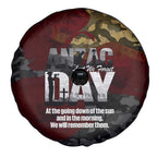 Australia ANZAC Day Spare Tire Cover We Will Remember Them Poppy Camouflage - Aussie Hoodie