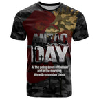 Australia ANZAC Day T Shirt We Will Remember Them Poppy Camouflage - Aussie Hoodie