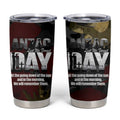 Australia ANZAC Day Tumbler Cup We Will Remember Them Poppy Camouflage - Aussie Hoodie