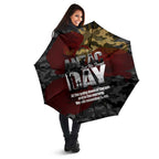 Australia ANZAC Day Umbrella We Will Remember Them Poppy Camouflage - Aussie Hoodie