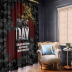 Australia ANZAC Day Window Curtain We Will Remember Them Poppy Camouflage - Aussie Hoodie
