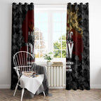 Australia ANZAC Day Window Curtain We Will Remember Them Poppy Camouflage - Aussie Hoodie