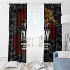 Australia ANZAC Day Window Curtain We Will Remember Them Poppy Camouflage - Aussie Hoodie