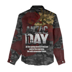 Australia ANZAC Day Women Casual Shirt We Will Remember Them Poppy Camouflage - Aussie Hoodie