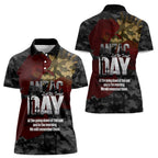 Australia ANZAC Day Women Polo Shirt We Will Remember Them Poppy Camouflage - Aussie Hoodie
