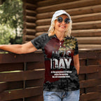 Australia ANZAC Day Women Polo Shirt We Will Remember Them Poppy Camouflage - Aussie Hoodie