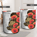 Australia ANZAC Day Laundry Basket Boots And Slouch Hat Lest We Forget - Aussie Hoodie