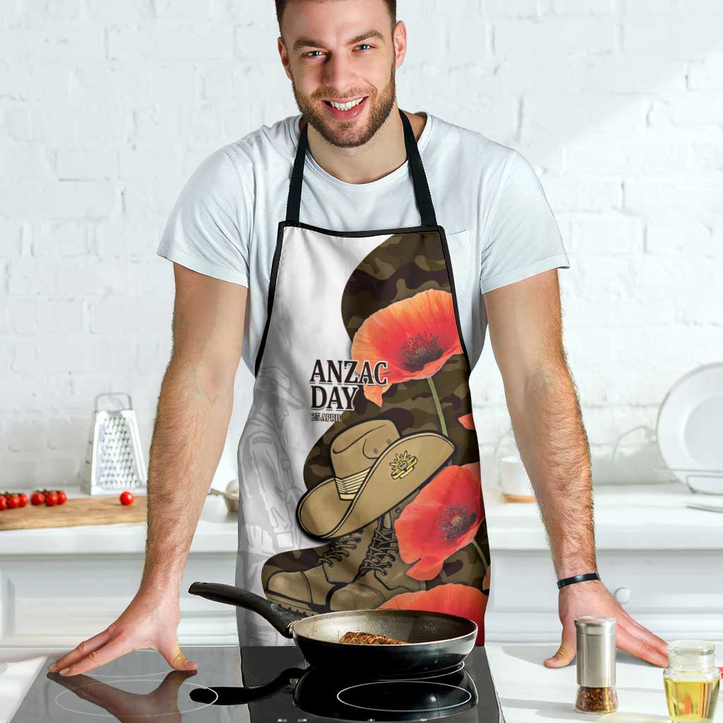 Australia ANZAC Day Apron Boots And Slouch Hat Lest We Forget - Aussie Hoodie