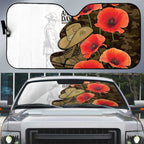 Australia ANZAC Day Auto Sun Shade Boots And Slouch Hat Lest We Forget - Aussie Hoodie