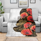 Australia ANZAC Day Blanket Boots And Slouch Hat Lest We Forget - Aussie Hoodie