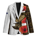 Australia ANZAC Day Blazer Boots And Slouch Hat Lest We Forget - Aussie Hoodie
