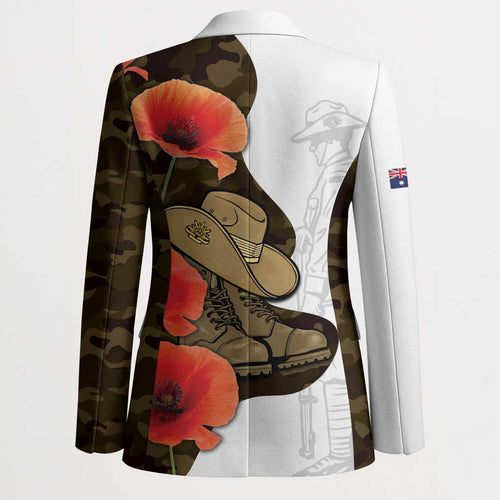 Australia ANZAC Day Blazer Boots And Slouch Hat Lest We Forget - Aussie Hoodie