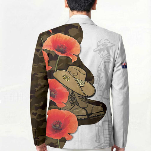 Australia ANZAC Day Blazer Boots And Slouch Hat Lest We Forget - Aussie Hoodie