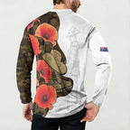 Australia ANZAC Day Button Sweatshirt Boots And Slouch Hat Lest We Forget - Aussie Hoodie