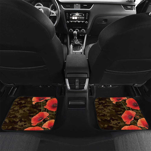 Australia ANZAC Day Car Mats Boots And Slouch Hat Lest We Forget - Aussie Hoodie