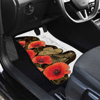 Australia ANZAC Day Car Mats Boots And Slouch Hat Lest We Forget - Aussie Hoodie