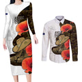 Australia ANZAC Day Couples Matching Long Sleeve Bodycon Dress and Long Sleeve Button Shirt Boots And Slouch Hat Lest We Forget - Aussie Hoodie