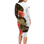 Australia ANZAC Day Family Matching Long Sleeve Bodycon Dress and Hawaiian Shirt Boots And Slouch Hat Lest We Forget