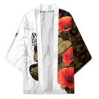 Australia ANZAC Day Kimono Boots And Slouch Hat Lest We Forget - Aussie Hoodie