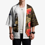 Australia ANZAC Day Kimono Boots And Slouch Hat Lest We Forget - Aussie Hoodie