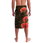 Australia ANZAC Day Lavalava Boots And Slouch Hat Lest We Forget - Aussie Hoodie