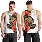 Australia ANZAC Day Men Tank Top Boots And Slouch Hat Lest We Forget - Aussie Hoodie