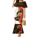 Australia ANZAC Day Mermaid Dress Boots And Slouch Hat Lest We Forget - Aussie Hoodie