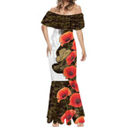 Australia ANZAC Day Mermaid Dress Boots And Slouch Hat Lest We Forget - Aussie Hoodie