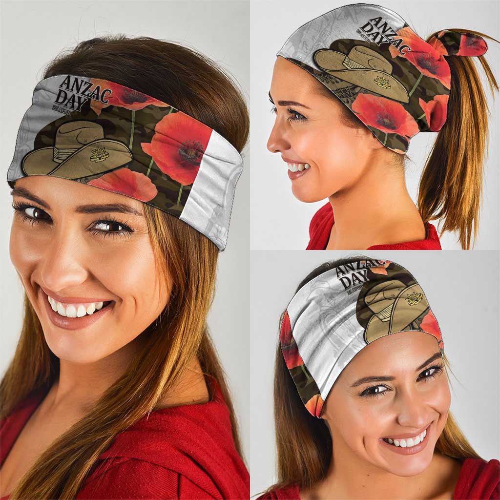 Australia ANZAC Day Neck Gaiter Boots And Slouch Hat Lest We Forget - Aussie Hoodie
