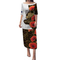 Australia ANZAC Day Puletasi Boots And Slouch Hat Lest We Forget - Aussie Hoodie