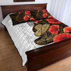 Australia ANZAC Day Quilt Bed Set Boots And Slouch Hat Lest We Forget - Aussie Hoodie