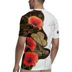 Australia ANZAC Day Rugby Jersey Boots And Slouch Hat Lest We Forget - Aussie Hoodie