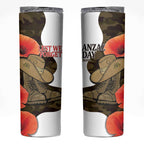 Australia ANZAC Day Skinny Tumbler Boots And Slouch Hat Lest We Forget - Aussie Hoodie